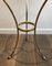 Brass Pedestal Table in the Style of Maison Jansen, Image 4