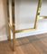 Brass Console with Black Marble Top in the style of Guy Lefèvre for Maison Jansen 6