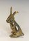 Petite Sculpture de Lapin en Laiton, 1970s 9