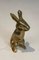 Petite Sculpture de Lapin en Laiton, 1970s 8