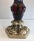 Lámpara de mesa atribuida a Cristal & Bronze Paris, años 40, Imagen 8
