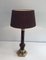 Lámpara de mesa atribuida a Cristal & Bronze Paris, años 40, Imagen 3
