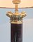 Tischlampe aus Kristallglas & Bronze, 1940er 6