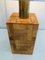 Straw Marquetry Table Lamp, 1950s, Image 7
