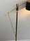 Brass Parquet Floor Lamp with Pendulum 6