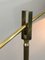 Brass Parquet Floor Lamp with Pendulum 7