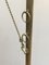 Brass Parquet Floor Lamp with Pendulum 9