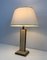 Travertine and Golden Chrome Table Lamp 9