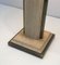 Travertine and Golden Chrome Table Lamp 7