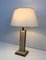 Travertine and Golden Chrome Table Lamp 3