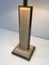 Travertine and Golden Chrome Table Lamp 4