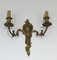 Lámparas de pared estilo Luis XV de bronce. Juego de 2, Imagen 2