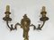 Lámparas de pared estilo Luis XV de bronce. Juego de 2, Imagen 3