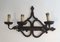 Large Wrought Iron Wall Lamp, Image 3