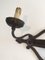 Large Wrought Iron Wall Lamp 6