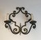 Large Decorative Wrought Iron Sconces, Set of 2 3