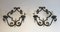 Large Decorative Wrought Iron Sconces, Set of 2, Image 9