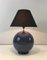 Blue Ceramic Table Lamp, Image 2