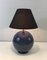 Blue Ceramic Table Lamp, Image 3