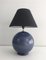 Blue Ceramic Table Lamp, Image 1