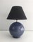Lampada da tavolo in ceramica blu, Immagine 5