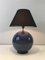 Blue Ceramic Table Lamp, Image 4