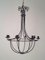 Large Wrought Iron Cage Chandelier 1