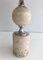 Travertine & Chrome Table Lamp by Philippe Barbie, Image 6