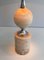 Travertine & Chrome Table Lamp by Philippe Barbie, Image 5