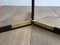 Black & Brass Lacquered Metal Parquet Floor Lamp 7