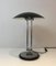 Swivel Desk Lamp in Chrome & Black Lacquered Metal 1