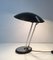 Lámpara de escritorio giratoria de metal cromado y lacado en negro, Imagen 5