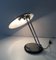 Lampe de Bureau Pivotante en Chrome et Métal Laqué Noir 6