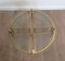 Round Brass Coffee Table in Neoclassical Style from Maison Baguès 5