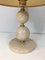 Travertine & Brass Table Lamp 7