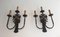 Wrought Iron Candleholder Sconces, Set of 2, Image 2