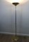 Lámpara de pie de parquet de latón dorado y vidrio acrílico, Imagen 3