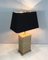 Stone and Brass Table Lamp, 1970s 5