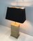 Stone and Brass Table Lamp, 1970s 3
