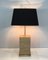 Stone and Brass Table Lamp, 1970s 7