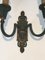 Lampade da parete vintage in bronzo, anni '40, set di 2, Immagine 4