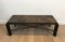 Steel and Wrought Iron Coffee Table with Lava Stone Tray 3