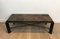 Steel and Wrought Iron Coffee Table with Lava Stone Tray, Image 3