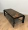 Steel and Wrought Iron Coffee Table with Lava Stone Tray 4