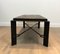 Steel and Wrought Iron Coffee Table with Lava Stone Tray 6