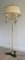 Brass and Wood Parquet Floor Lamp, 1970s, Image 3