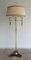 Brass and Wood Parquet Floor Lamp, 1970s, Image 2