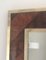 Wood and Brass Marquetry Mirror 3
