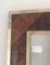 Wood and Brass Marquetry Mirror, Image 3