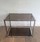 Chrome Sofa End Tables with Smoked Glass Trays, 1970s, Set of 2 7